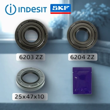 Подшипники для стиральной машины Indesit №1 SKF