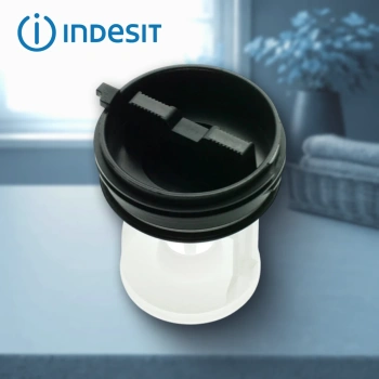 Крышка фильтра стиральной машины Indesit