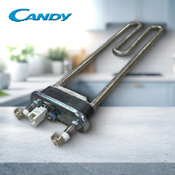 Тэн стиральной машины Candy 1600W 24см (с датчиком в сборе)