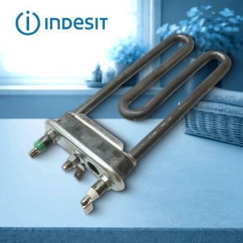 Тэн стиральной машины Indesit 15см 1460W (с отверстием под датчик)