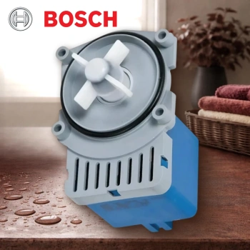 Насос стиральной машины Bosch 4 винта фишка назад  33W GRE