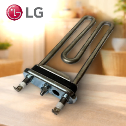 Тэн стиральной машины LG 1600W 17,5см KAWAI   (с отверстием под датчик)