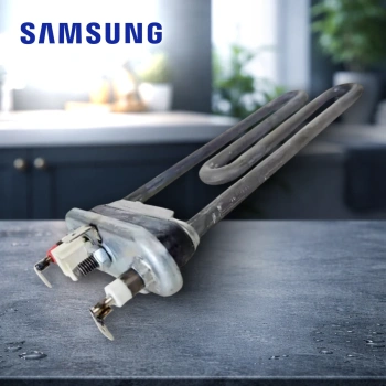 Тэн стиральной машины Samsung 1900W 190мм (с датчиком в сборе)