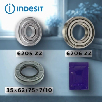 Подшипники для стиральной машины Indesit №3 оригинал