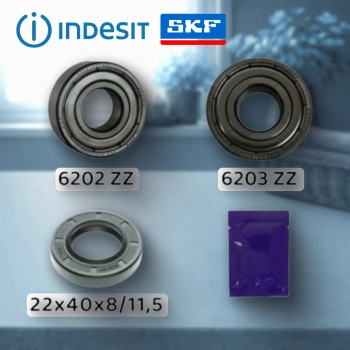 Подшипники для стиральной машины Indesit №5 SKF