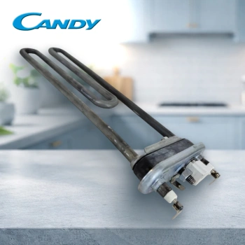 Тэн стиральной машины Candy 2050W 24см (с датчиком 12kOm)