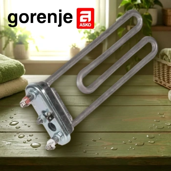 Тэн стиральной машины Gorenje 2000W L=205 (с отверстием)