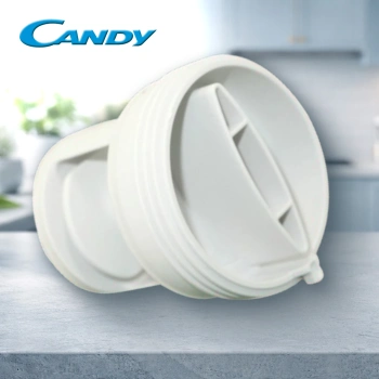 Крышка фильтра стиральной машины Candy (белый)