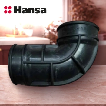 Патрубок тэна  (угловой, L=96 мм, Ø=38 мм)  Hansa Gorenje Midea Korting