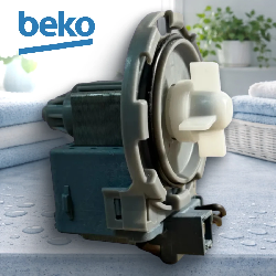 Насос стиральной машины Beko 8 защелок фишка вперед аналог 3695