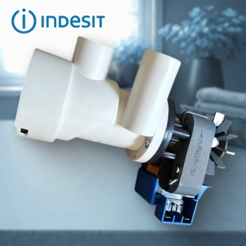 Насос в сборе стиральной машины Indesit с фильтром крок