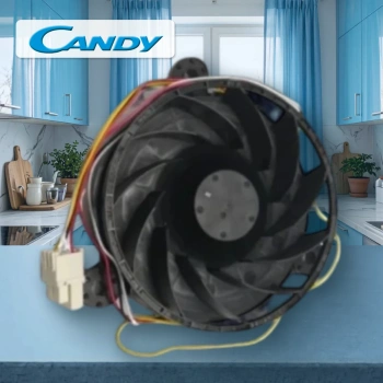 Вентилятор холодильника Candy (подходит на Haier) ⌀-100мм GW12E12MS1DB-57Z32 DC12V, 0,22A
