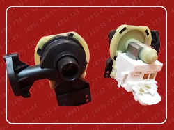 Сливной насос Bosch на 4х защелках срез сверху