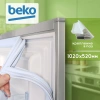 Уплотнитель холодильника Beko 520х1020мм (паз) 4546860900 белый
