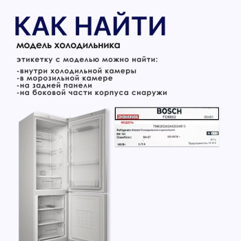 Втулка петли двери холодильника Bosch — инструкция 