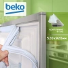 Уплотнитель холодильника Beko 520х920мм (паз) 4546862300 серый