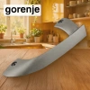 Ручка холодильника Gorenje 215мм мцр 160мм верхняя серебро																		