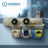 Клапан заливной стиральной машины Indesit 3w90 (клеммы мини жиклер сушка)