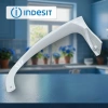 Ручка холодильника Indesit 225-230мм мцр 215мм низ белая